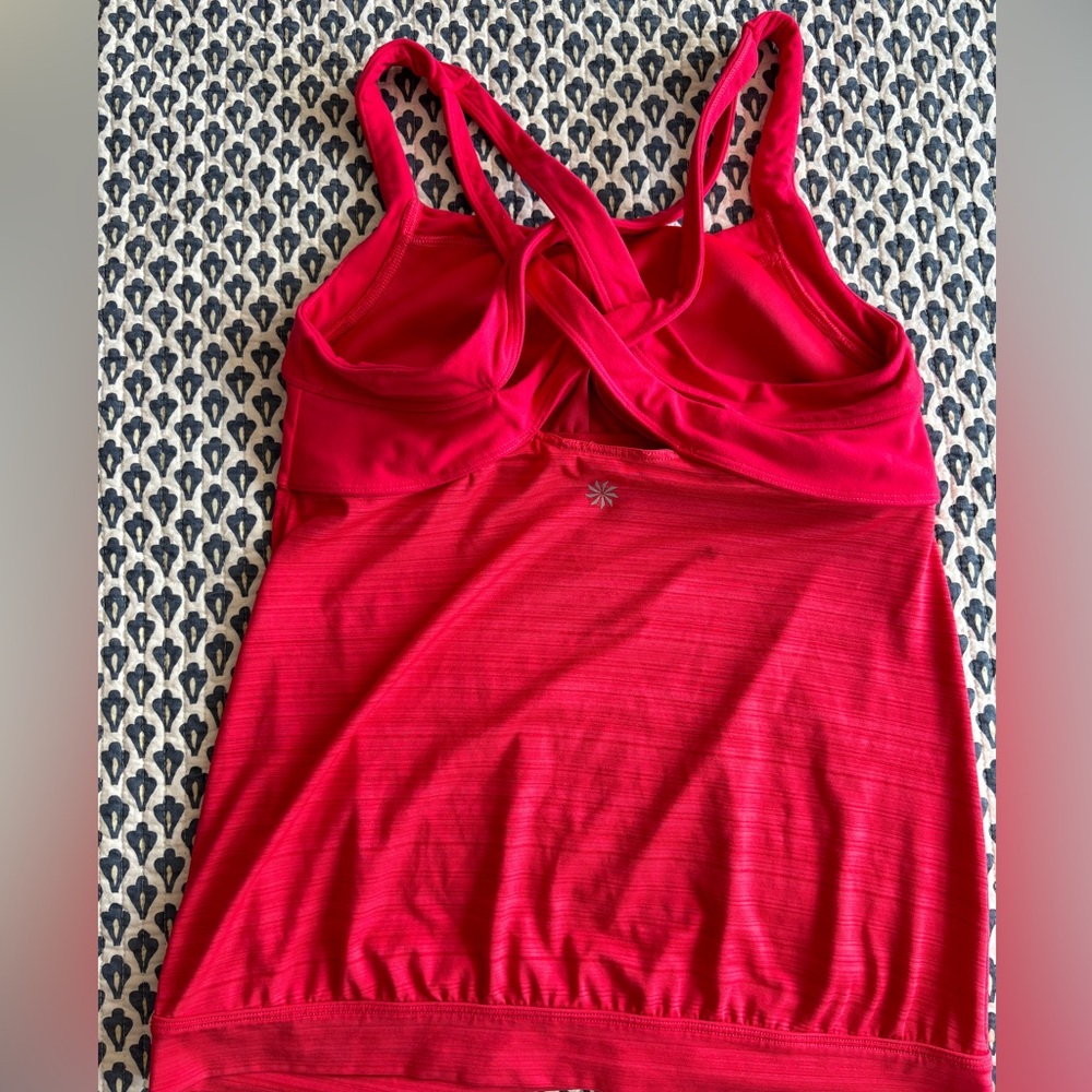 Athleta Strappy Tank with Built In Sports Bra